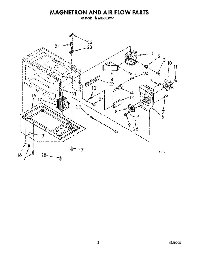 Diagram for MW3600XW1