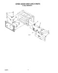 Diagram for 04 - Oven Door And Latch