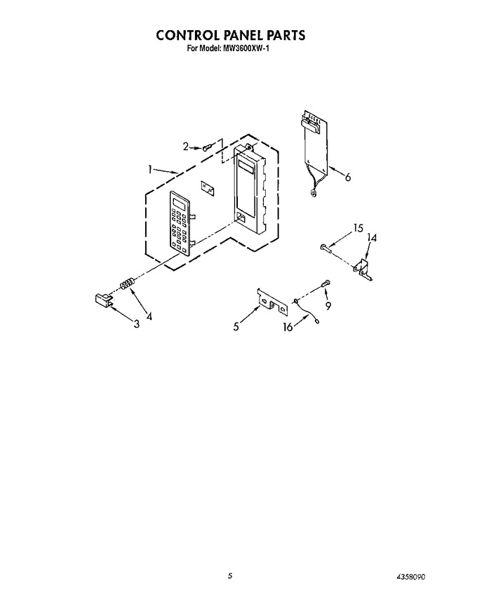 Diagram for MW3600XW1
