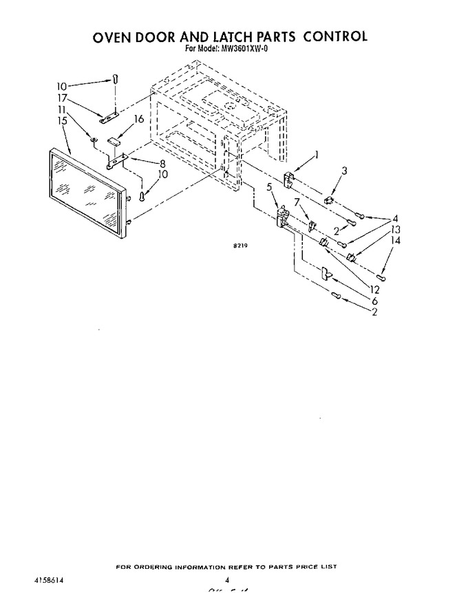 Diagram for MW3601XW0