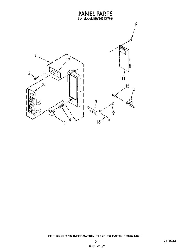 Diagram for MW3601XW0