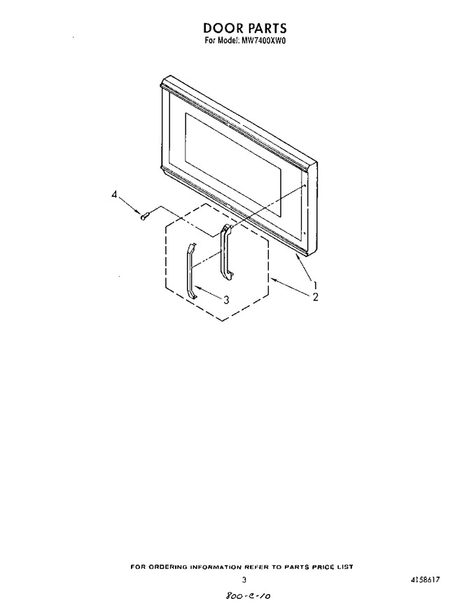 Diagram for MW7400XW0