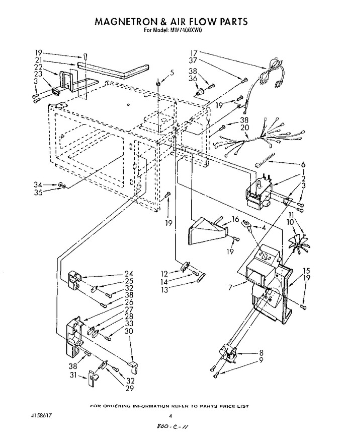 Diagram for MW7400XW0