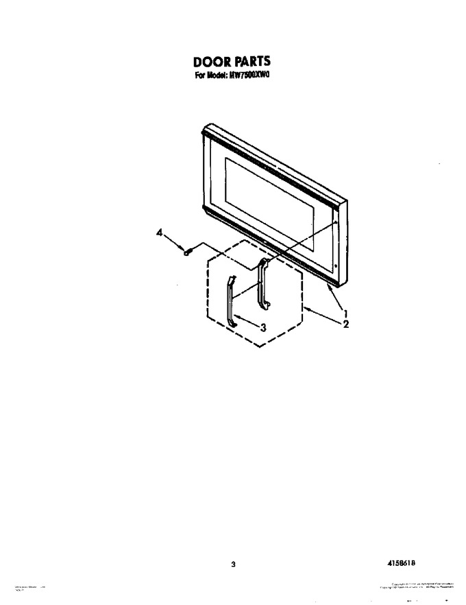 Diagram for MW7500XW0