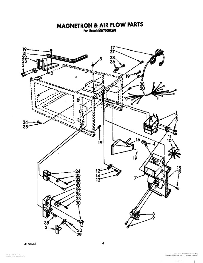 Diagram for MW7500XW0