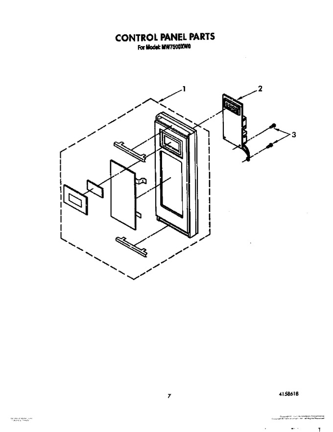 Diagram for MW7500XW0