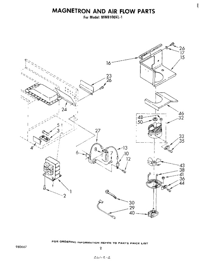 Diagram for MW8100XL1