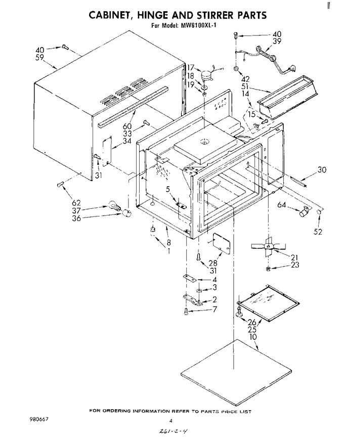 Diagram for MW8100XL1