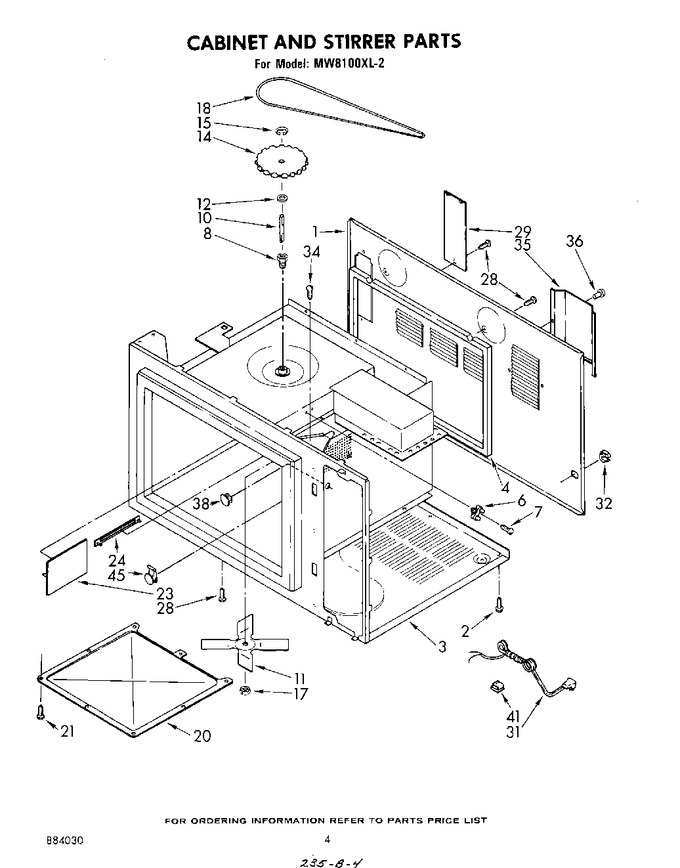 Diagram for MW8100XL2