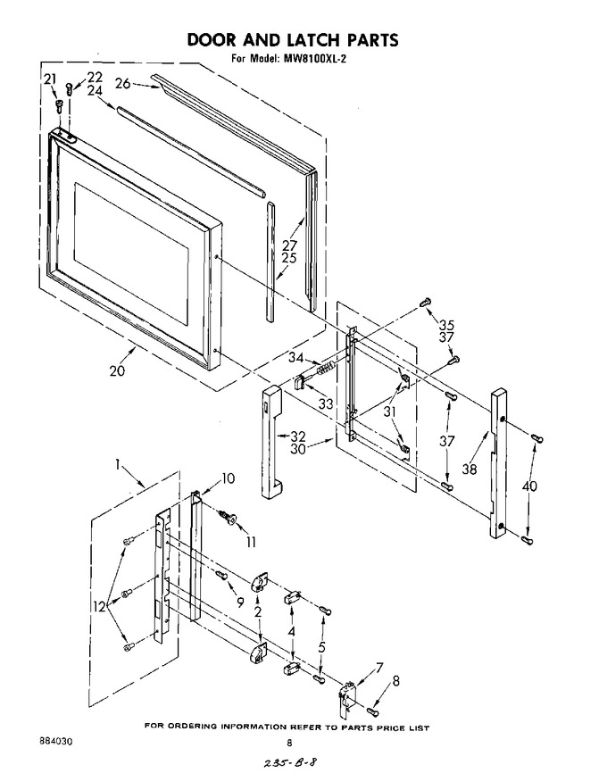Diagram for MW8100XL2