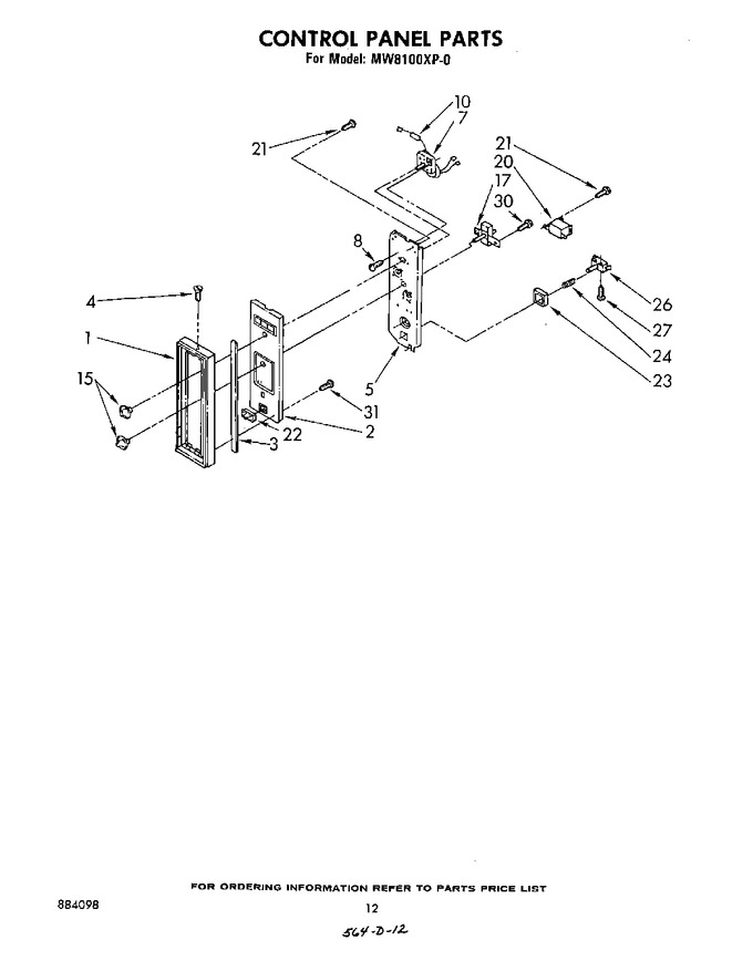 Diagram for MW8100XP0