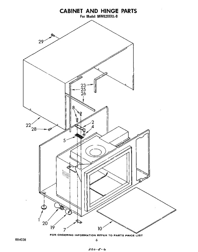 Diagram for MW8200XL0