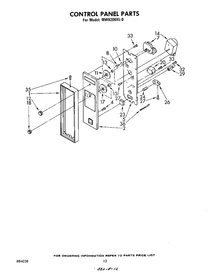 Diagram for MW8200XL0