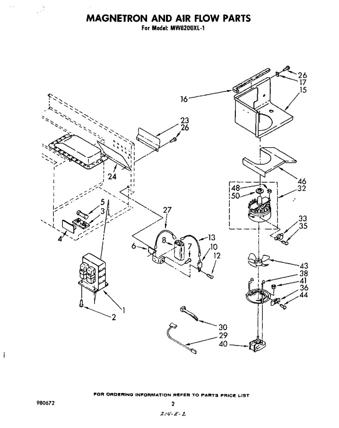 Diagram for MW8200XL1