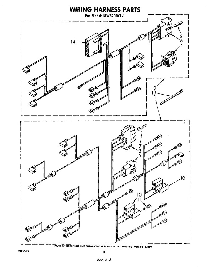 Diagram for MW8200XL1