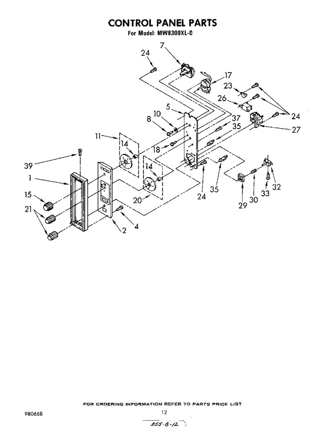 Diagram for MW8300XL0