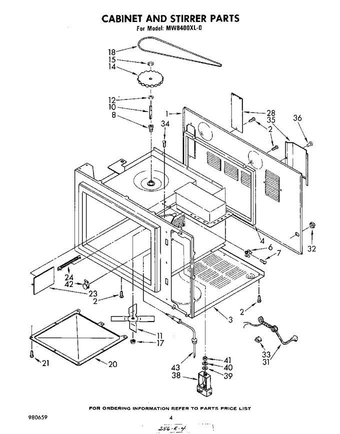 Diagram for MW8400XL0