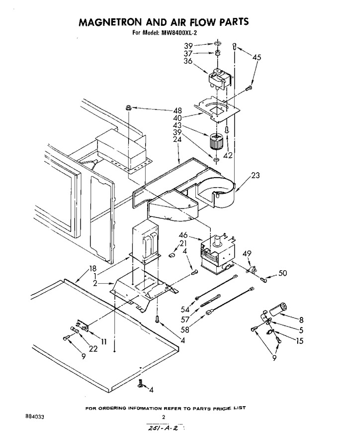 Diagram for MW8400XL2