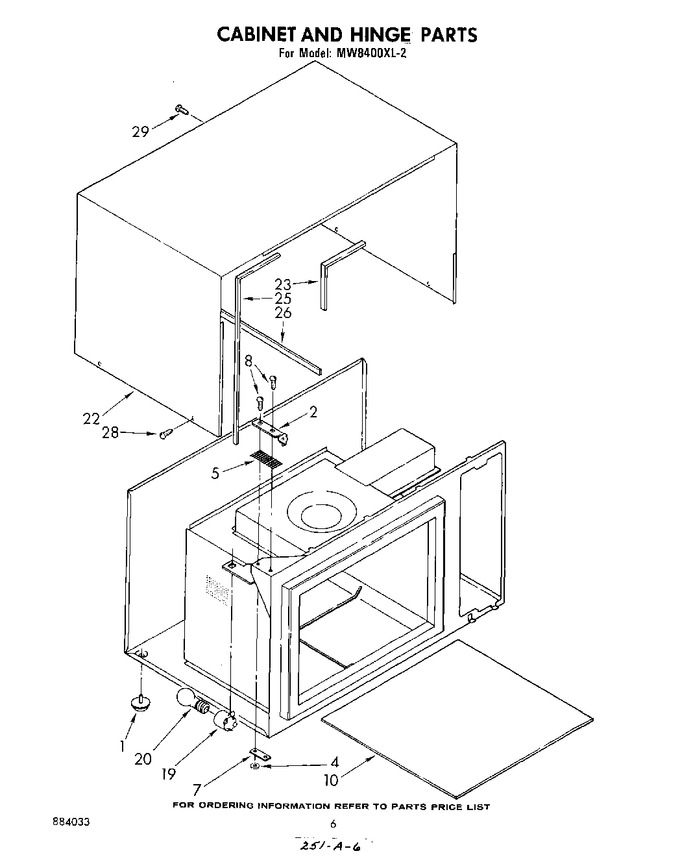Diagram for MW8400XL2
