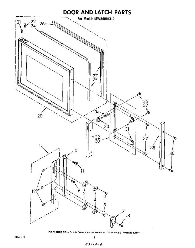 Diagram for MW8400XL2