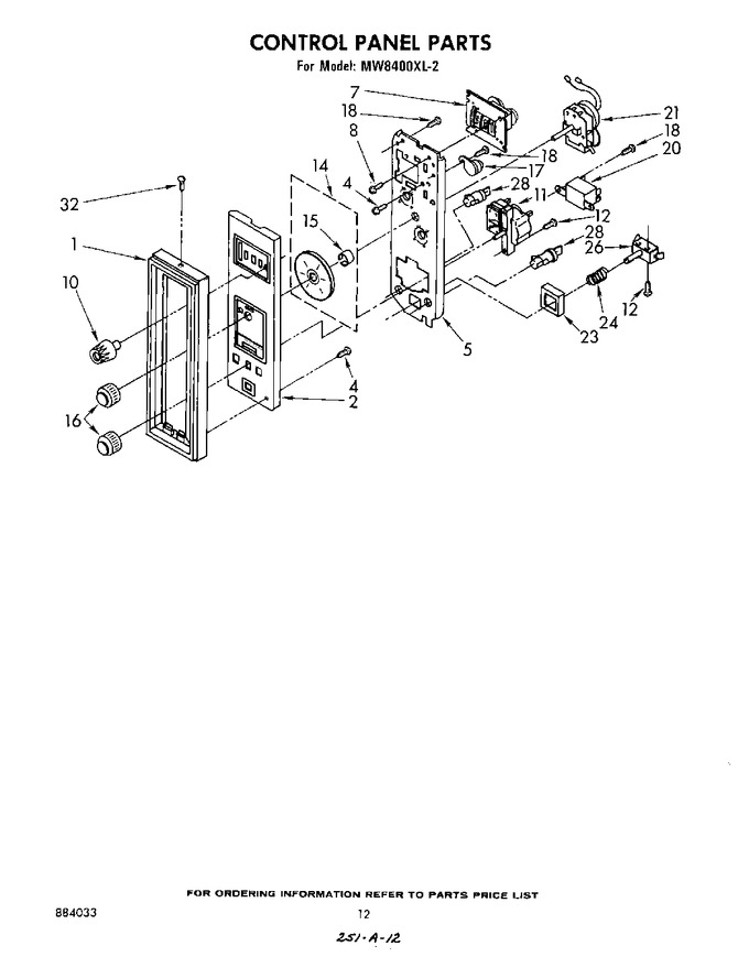 Diagram for MW8400XL2