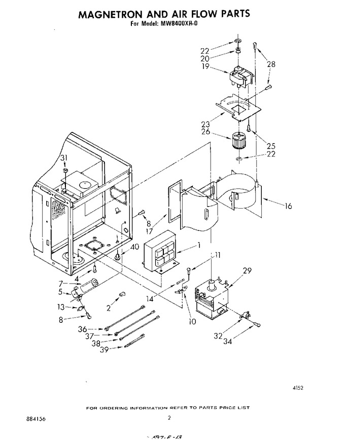 Diagram for MW8400XR0