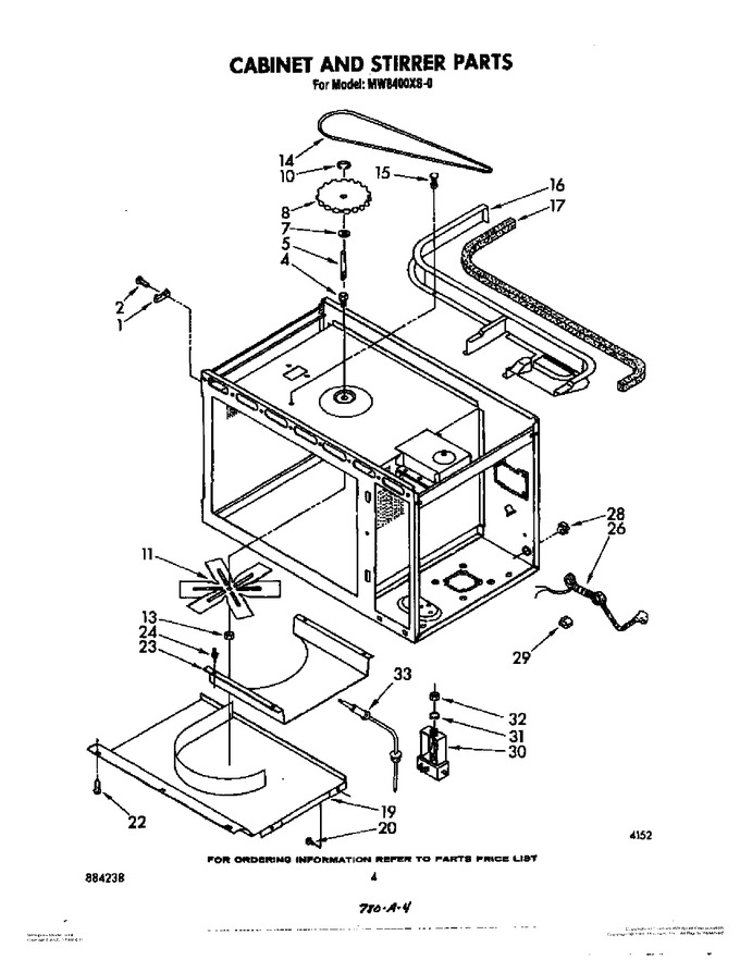 Diagram for MW8400XW0