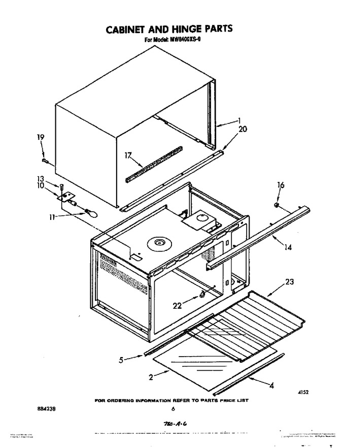 Diagram for MW8400XW0