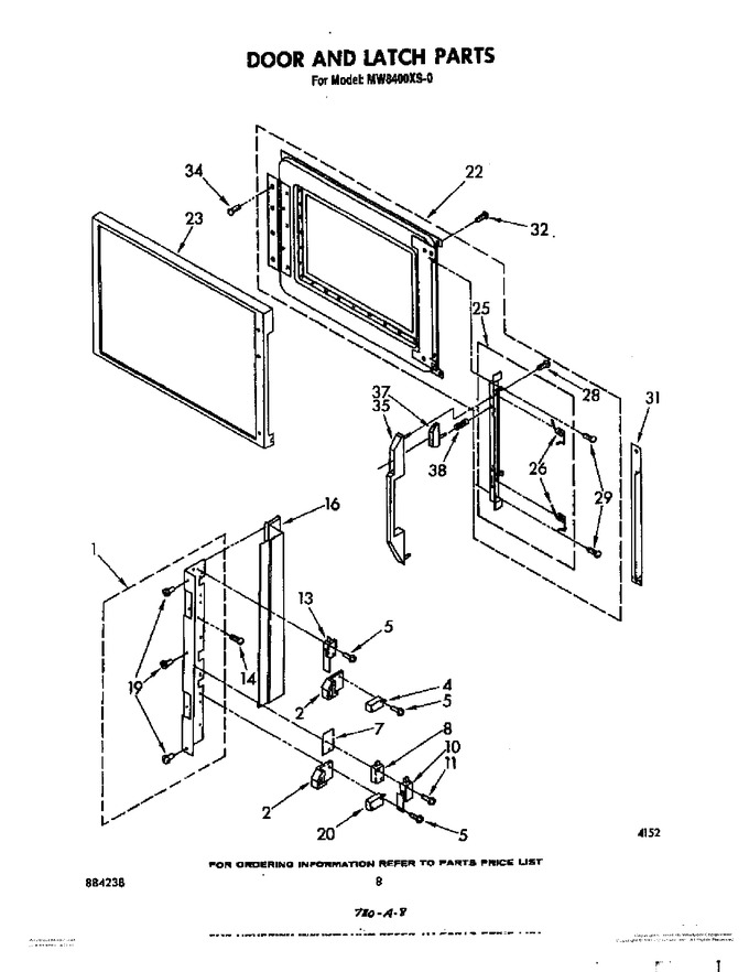Diagram for MW8400XW0