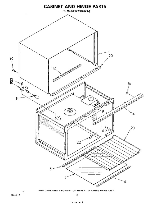 Diagram for MW8400XS2