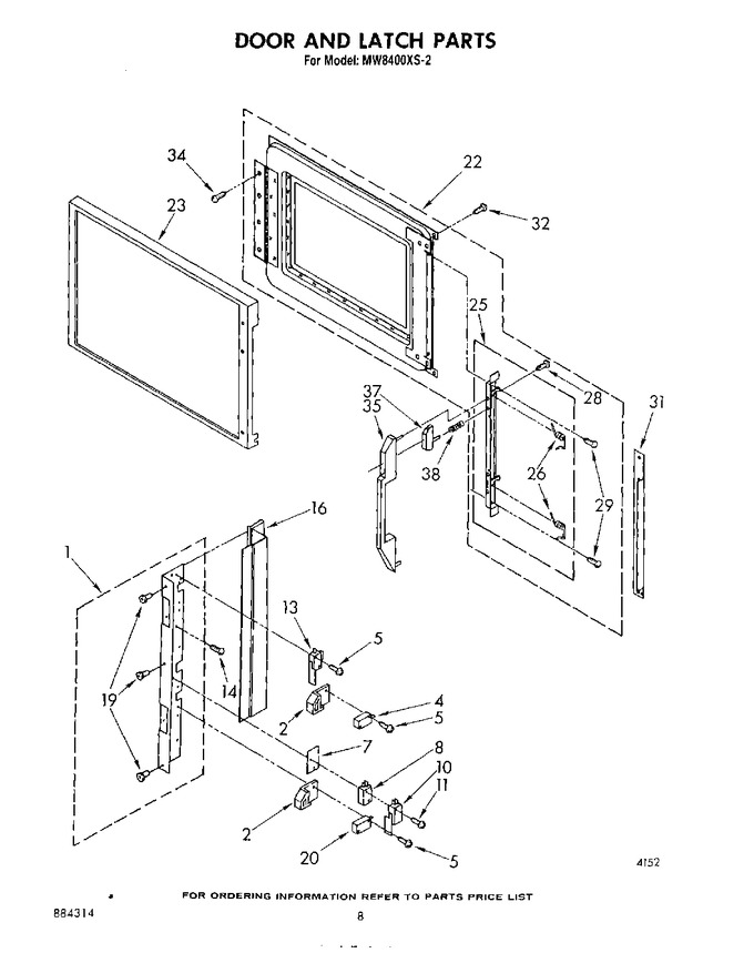 Diagram for MW8400XS2