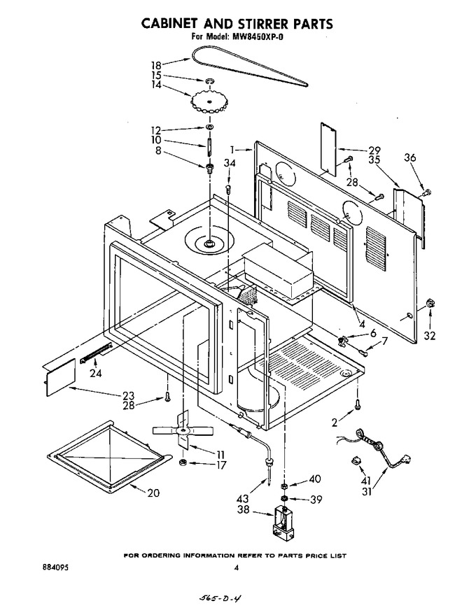 Diagram for MW8450XP0