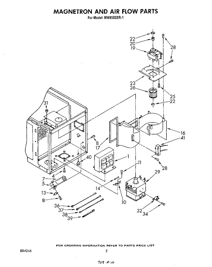 Diagram for MW8500XR1