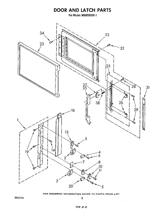 Diagram for MW8500XR1