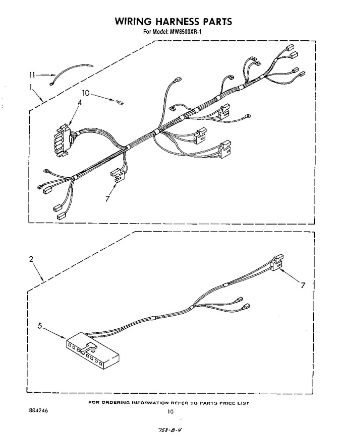 Diagram for MW8500XR1