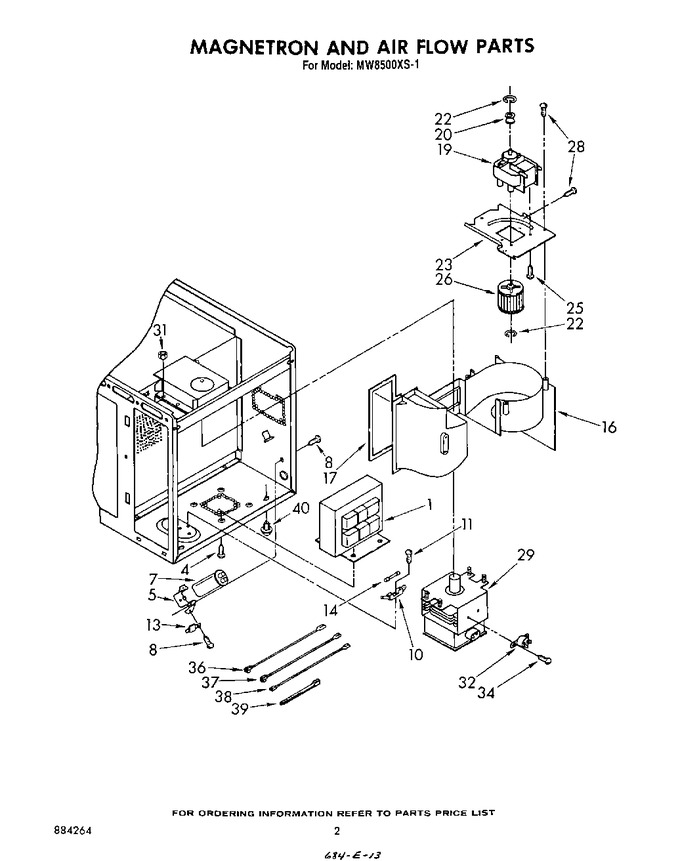 Diagram for MW8500XS1