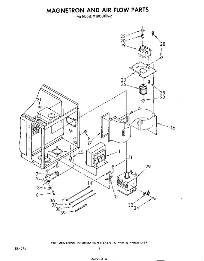 Diagram for MW8500XS2