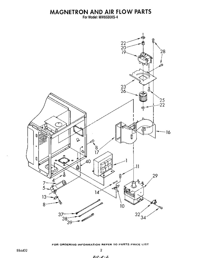 Diagram for MW8500XS4