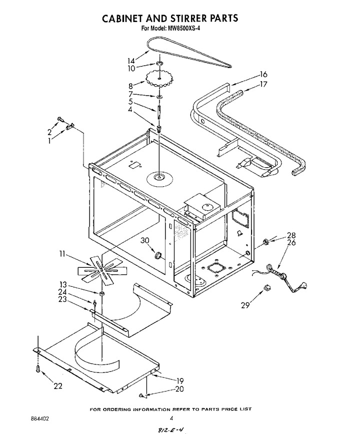 Diagram for MW8500XS4