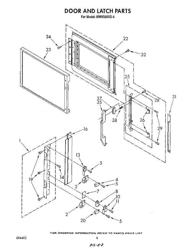 Diagram for MW8500XS4