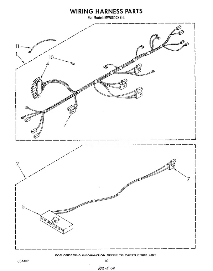 Diagram for MW8500XS4