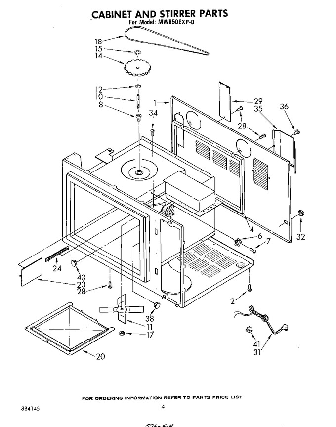 Diagram for MW850EXP0