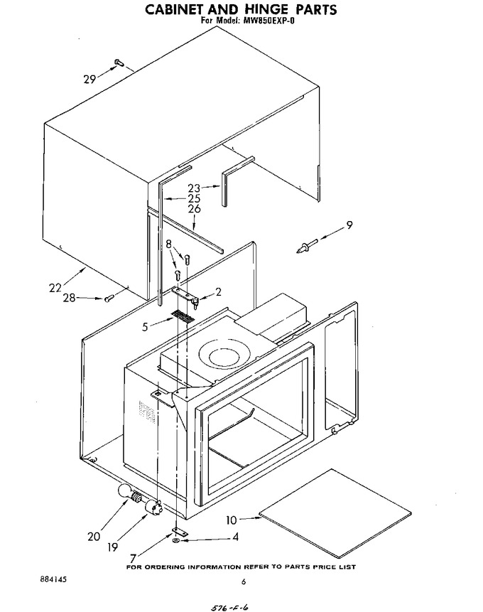 Diagram for MW850EXP0