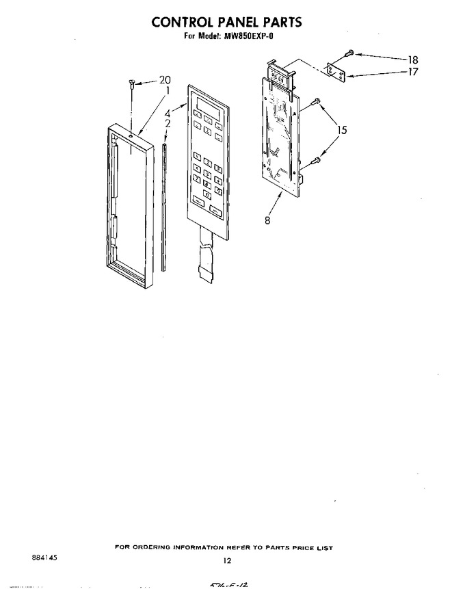 Diagram for MW850EXP0