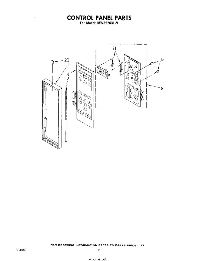 Diagram for MW8520XL9