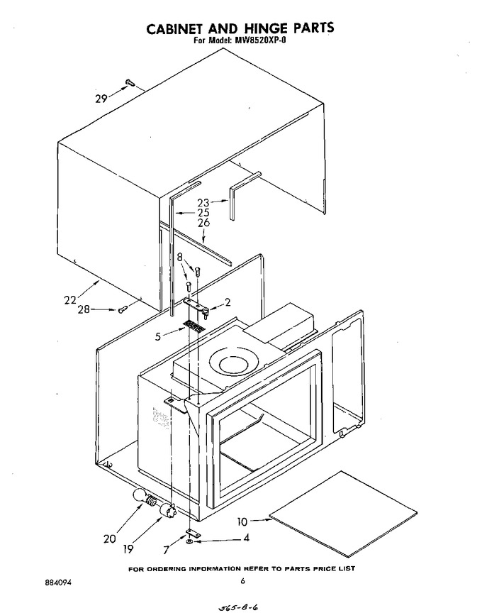 Diagram for MW8520XP0