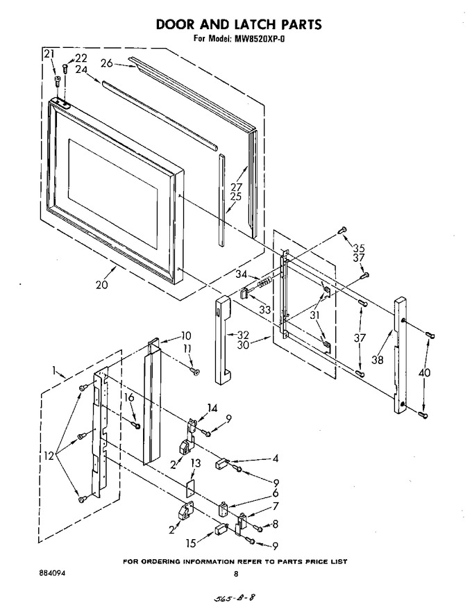 Diagram for MW8520XP0