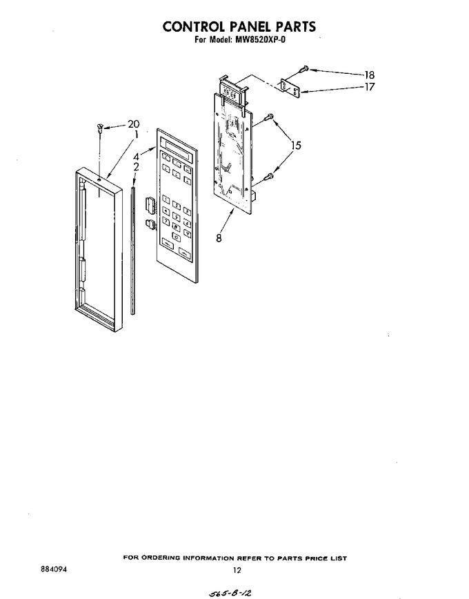 Diagram for MW8520XP0