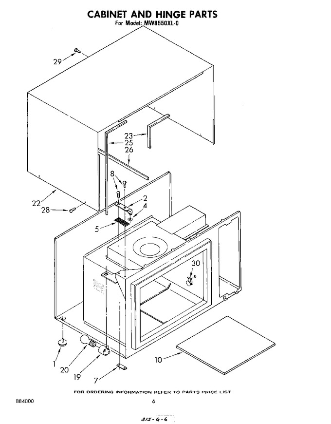 Diagram for MW8550XL0