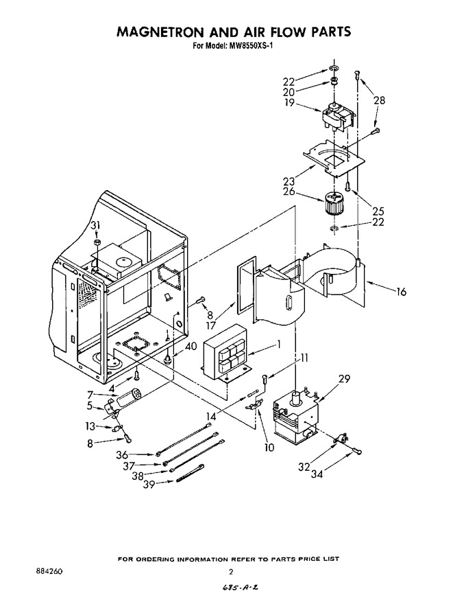 Diagram for MW8550XS1